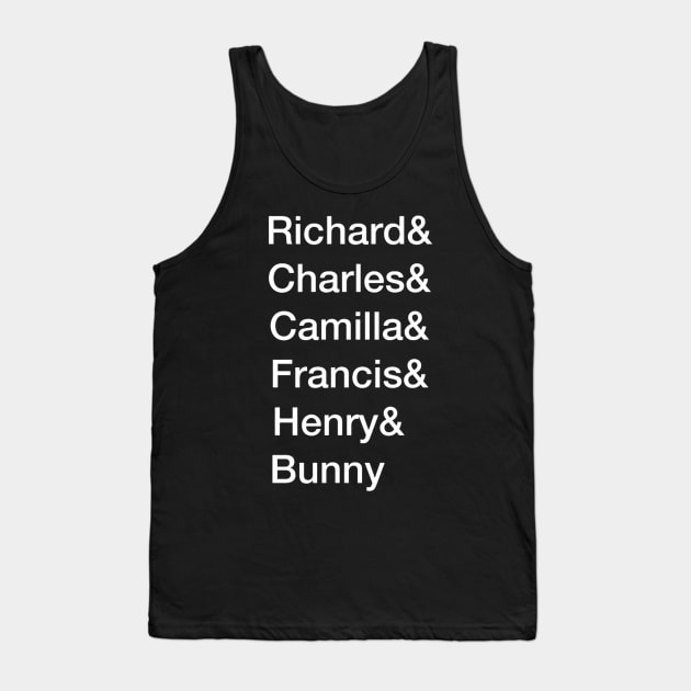 The Secret History character names Tank Top by MasterMug